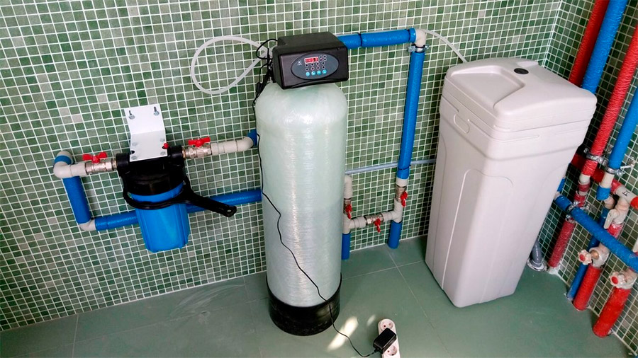 установка систем для обезжелезивания воды 